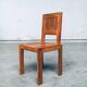 Postmodern Teak Side Chair, France, 1990s