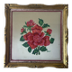 Framed silk painting