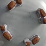 Art Deco White Earthenware Mermaid Bowl "300" by Mari Simmulson for Upsala-Ekeby