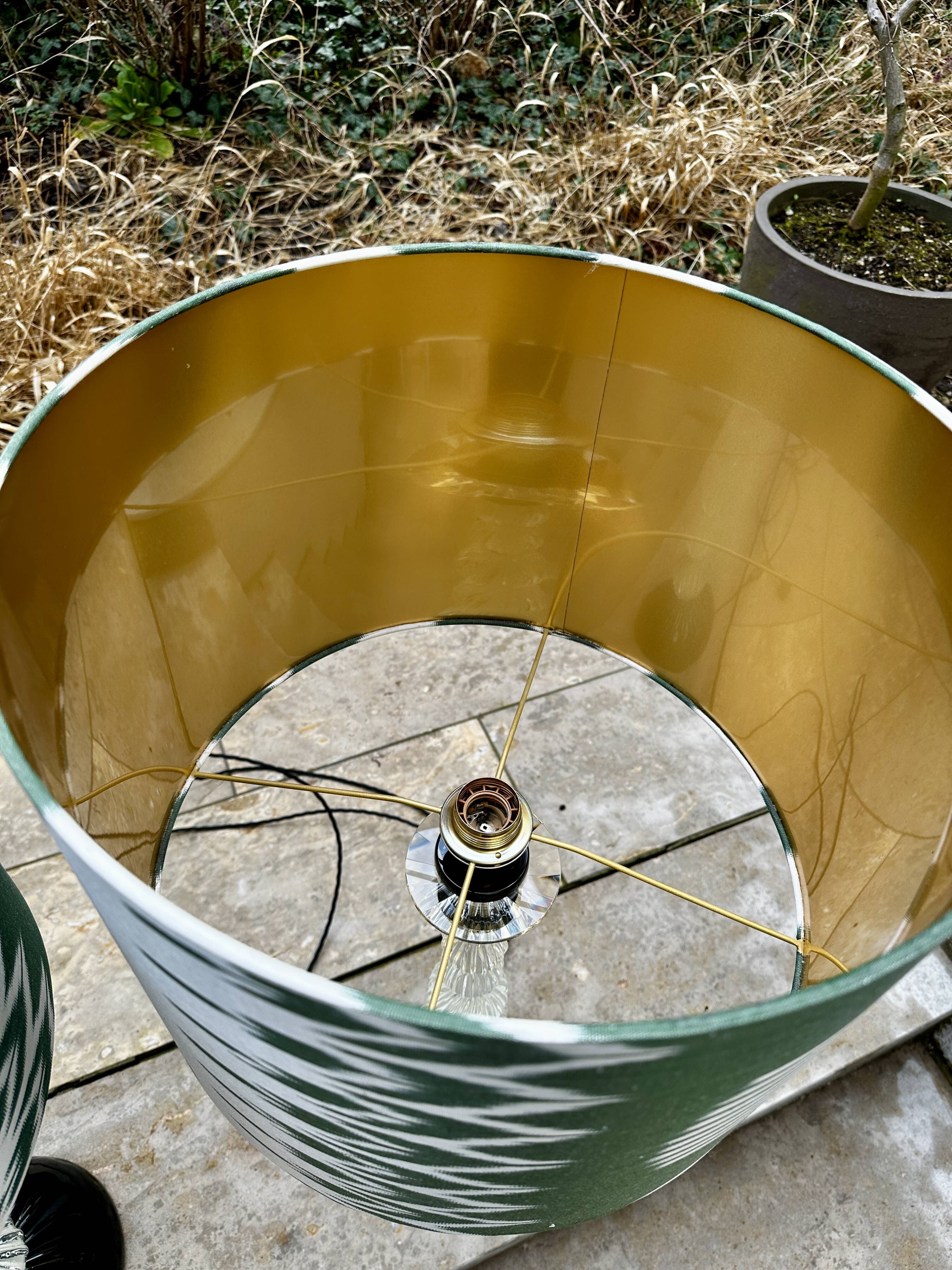 Pair of Antique Murano Lamps