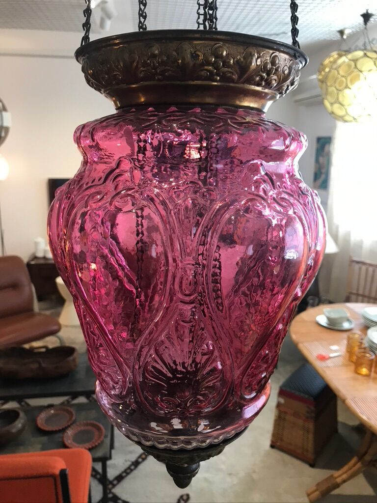 Blown glass suspension XIX