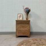 Oak bedside table (refurbished)