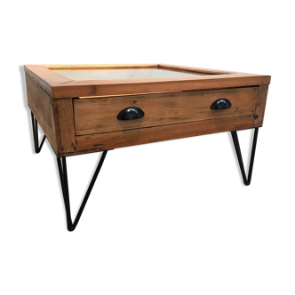 Table basse bois exotique