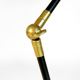 Lampe dabolo articulée laiton & marbre