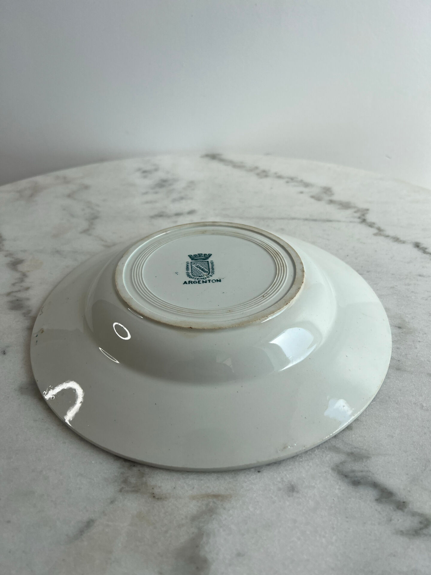 8 assiettes creuses Saint Amand collection Argenton