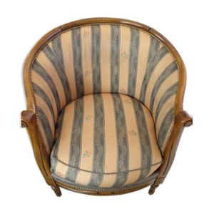 Fauteuil coccinelle en merisier