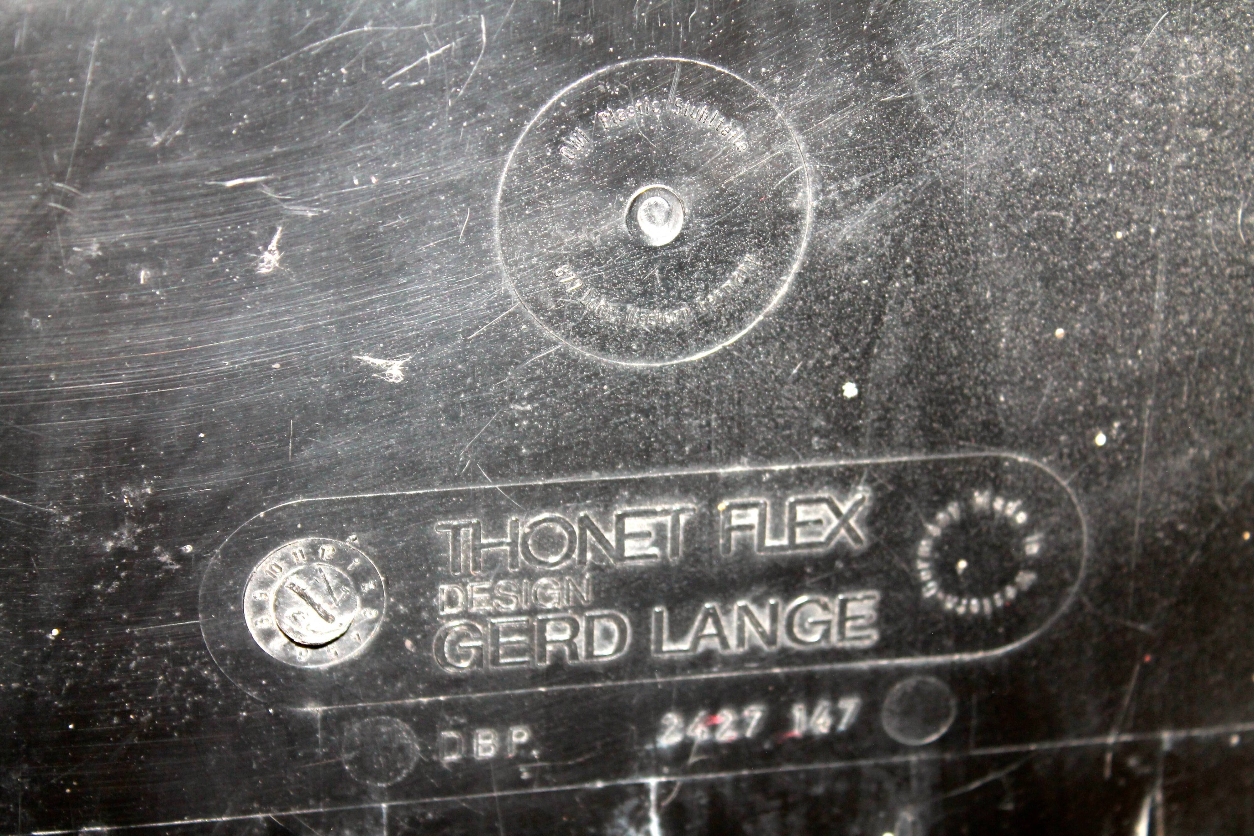 Chaise Thonet flex 2000 par Gerd Lange 1973