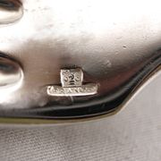 Christofle Cluny, 8 table forks, 20.5 cm, silver-plated metal, excellent condition.