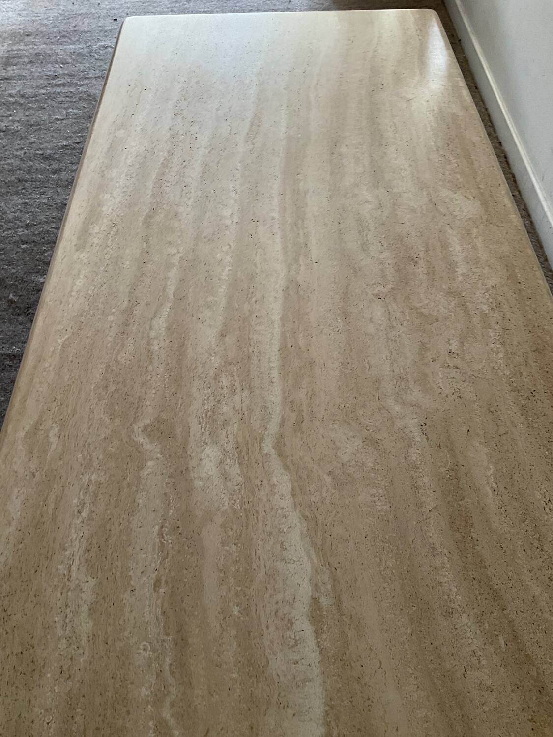 70s Travertine Coffee Table