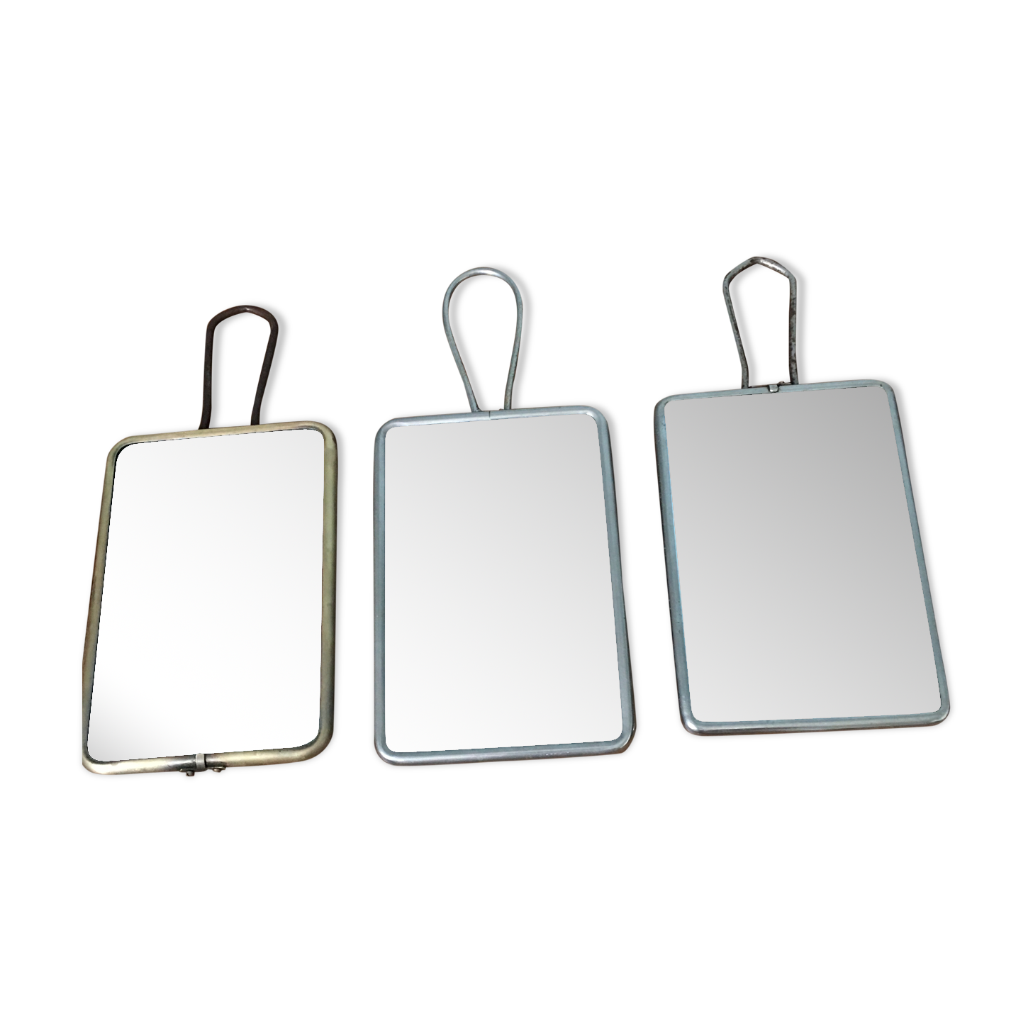Set 3 barber mirrors 17x11.5