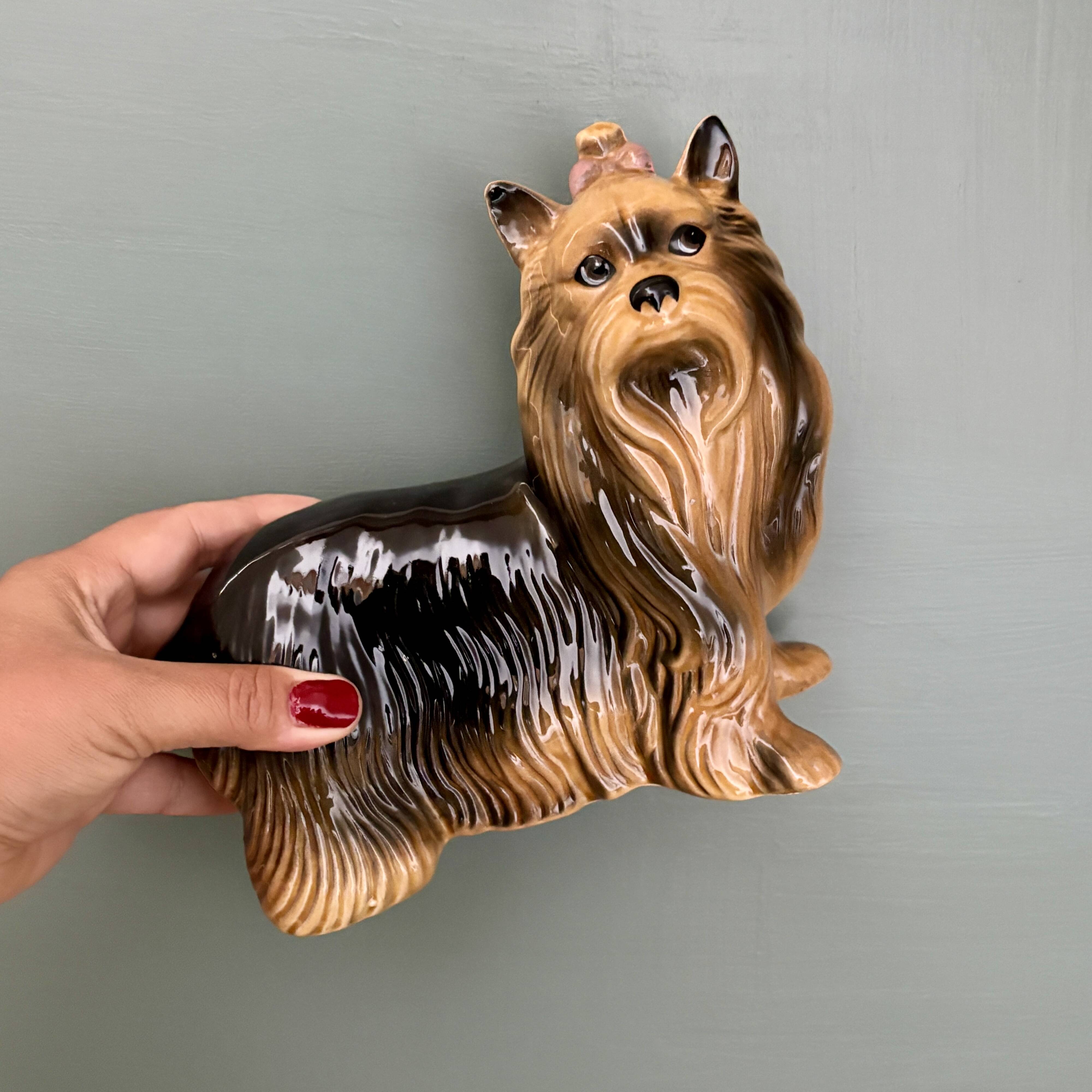 Vintage ceramic dog