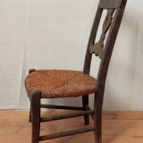 Mulched and sculpted chair, popular art of the 19th century