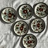 6 flat plates Argenteuil Boch Belgium