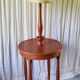 Lampadaire table patiné