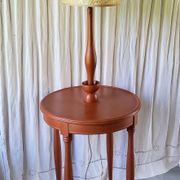 Patinated table lamp