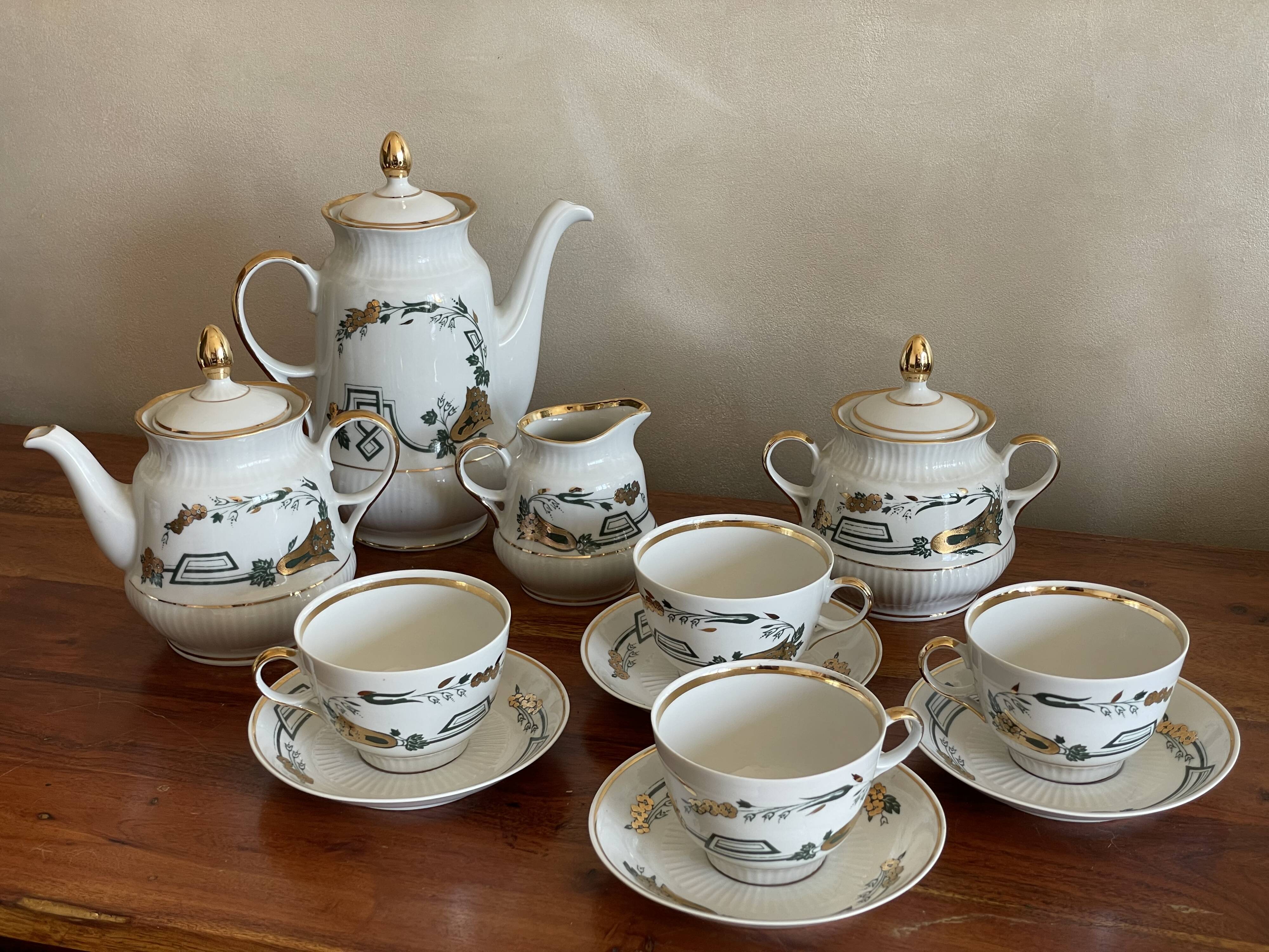 Riga fine porcelain coffee service