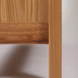Solid elm sideboard House Regain 1970s
