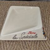 Ashtray La Meuse beer, ceramic from 1970