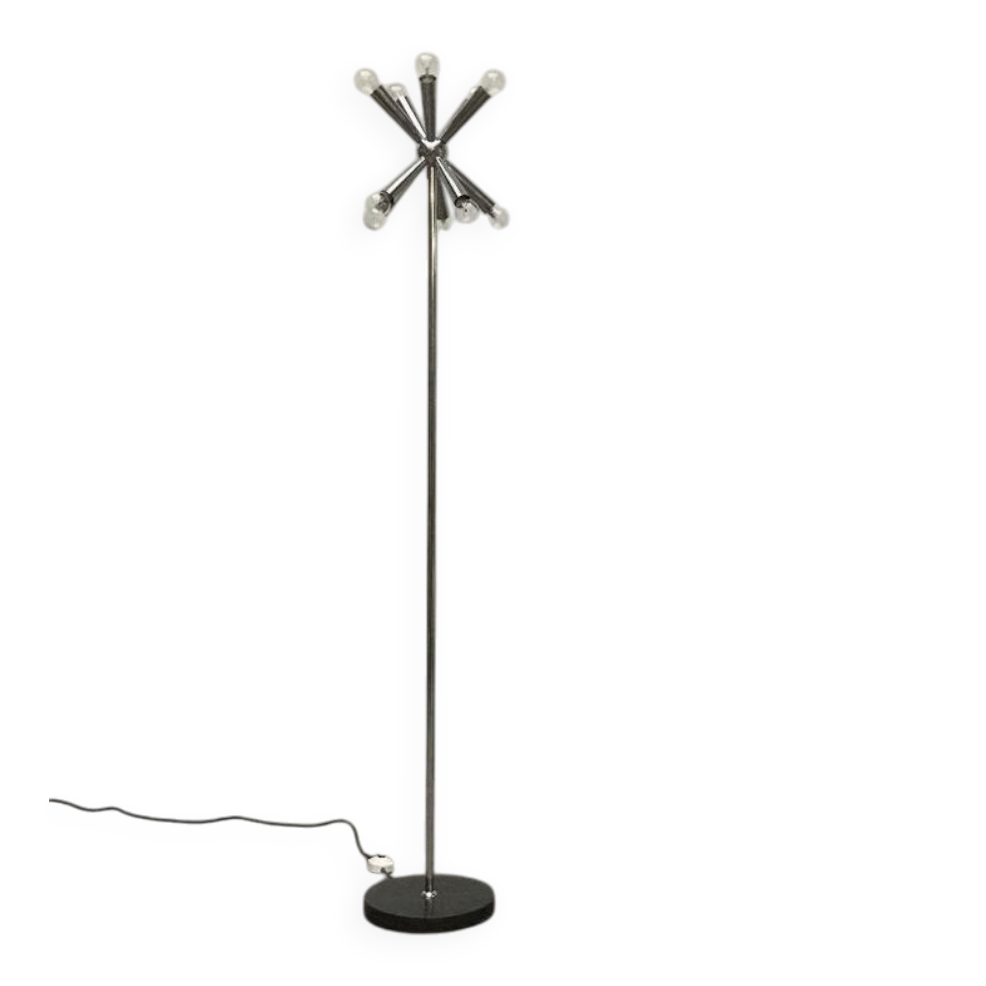 Lampadaire étoile de l'ère spatiale allemande du milieu du siècle, années 1960