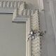 Louis XVI style mirror in wood and carved stucco 20th century