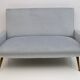 Marco Zanuso Style Mid-Century Modern Velvet Sofa "Lady", 50s