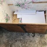 Vintage wooden trunk