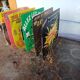 Vintage vinyl record holder