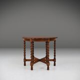 Antique oak side table 1890