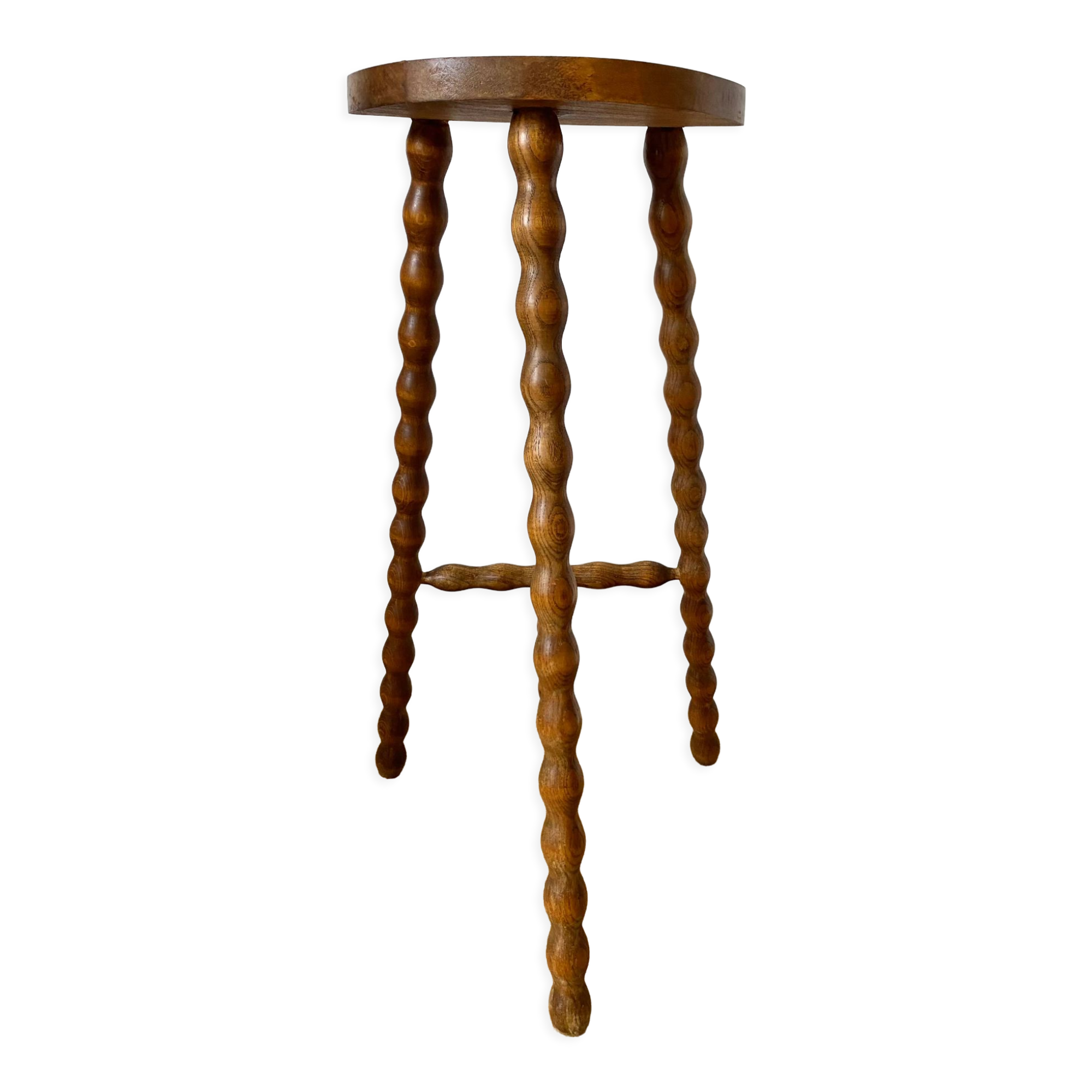 High tripod stool or plant holder