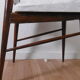 Chaise en skaï blanc des années 60-70