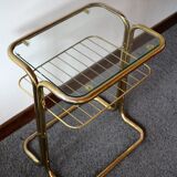 Gold side table