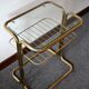 Gold side table