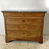 Louis Philippe nineteenth oak chest of drawers