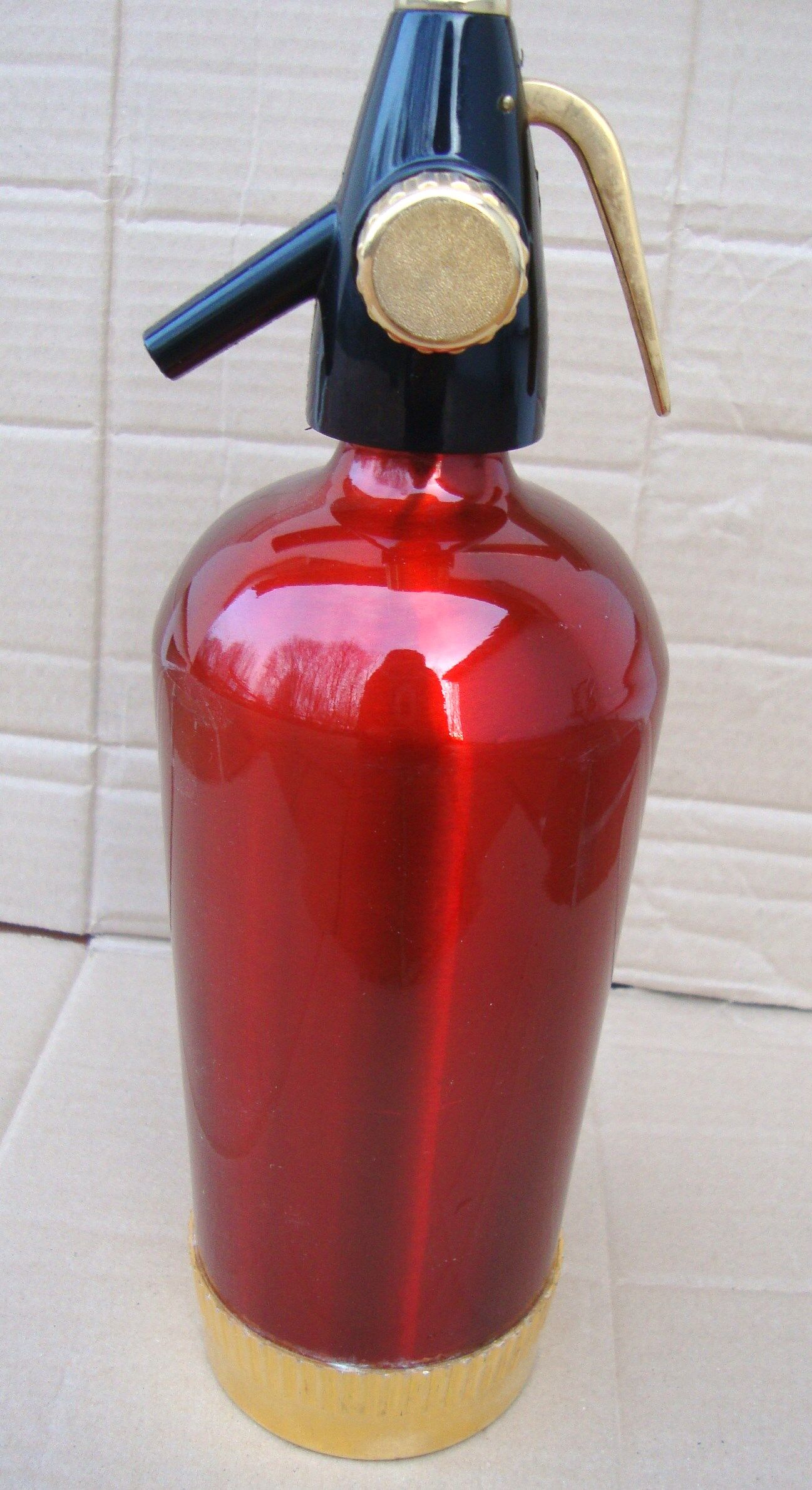 Vintage water siphon from selz