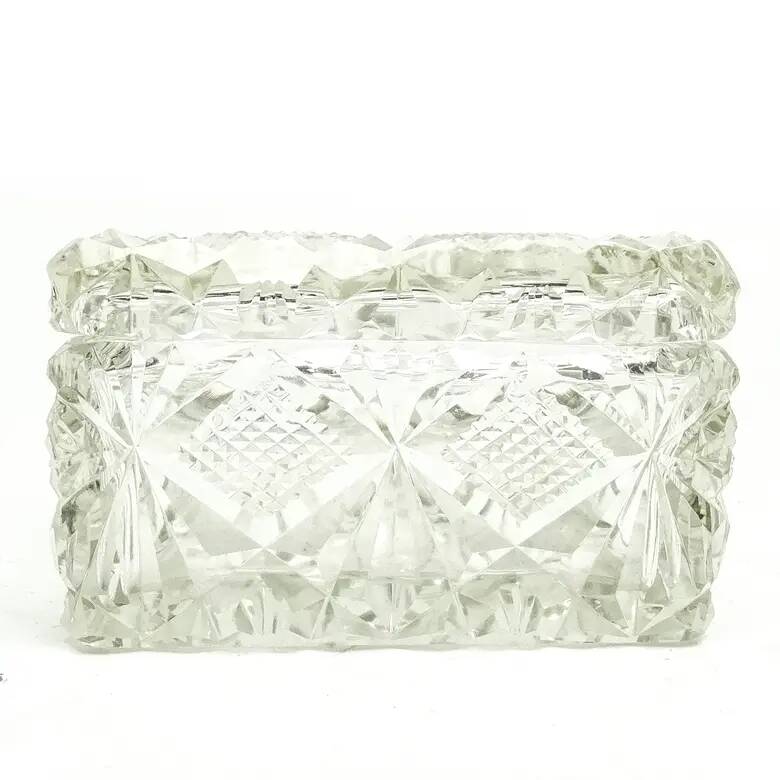 Art Deco bonbonniere, crystal, Sweden, 1930s