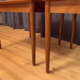 Pair of mahogany side tables, Denmark, 1950s.
