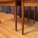 Pair of mahogany side tables, Denmark, 1950s.
