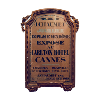 Affiche publicitaire du joaillier J.Chaumet 1920