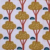 Vintage rattan and woven wicker chest of drawers 1970