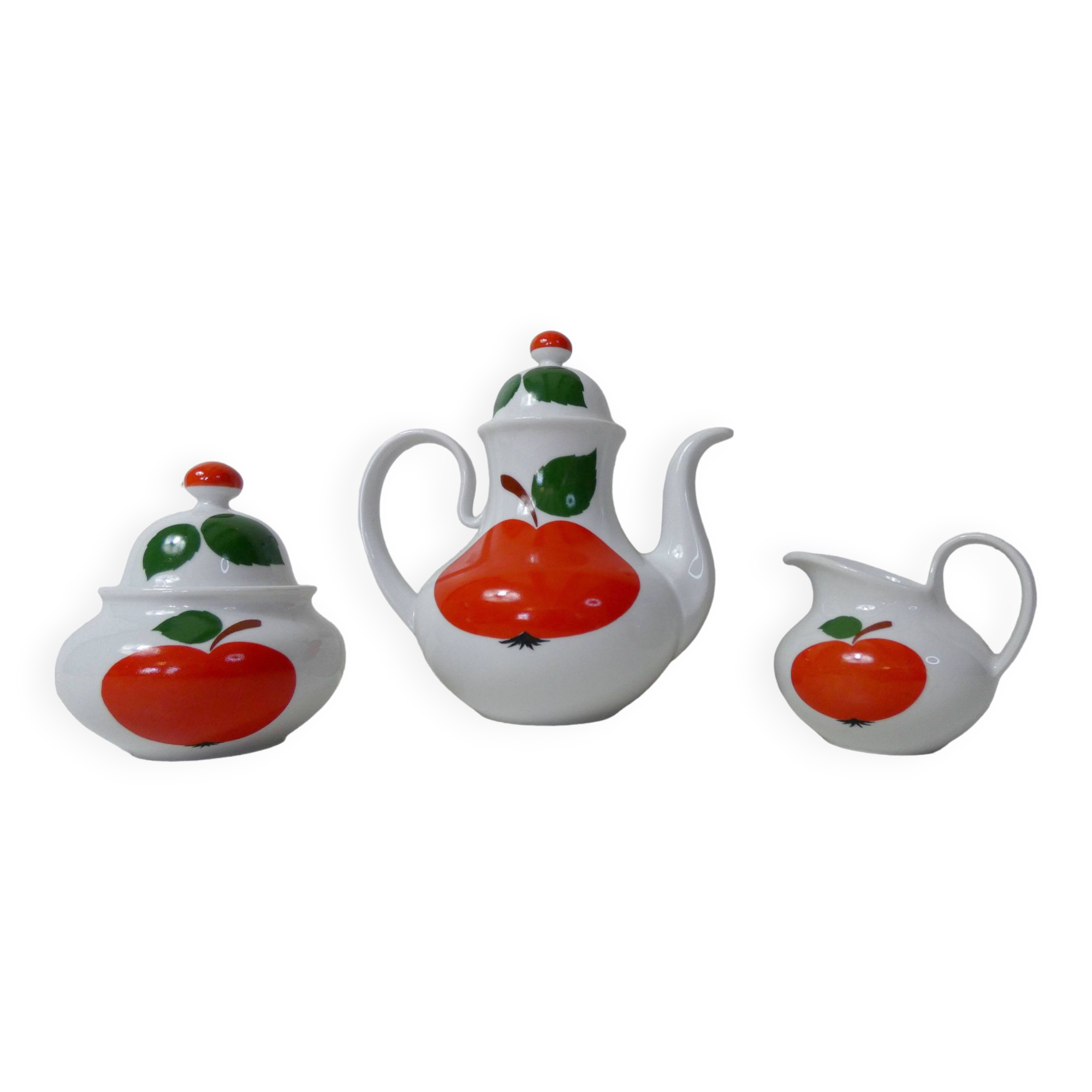 Apple service in bavarian porcelain