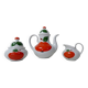 Apple service in bavarian porcelain
