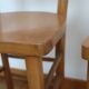 Lot de 8 chaises bistrot clair Luterma