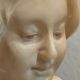 Bust of a woman in alabaster