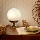 Vintage opaline table lamp