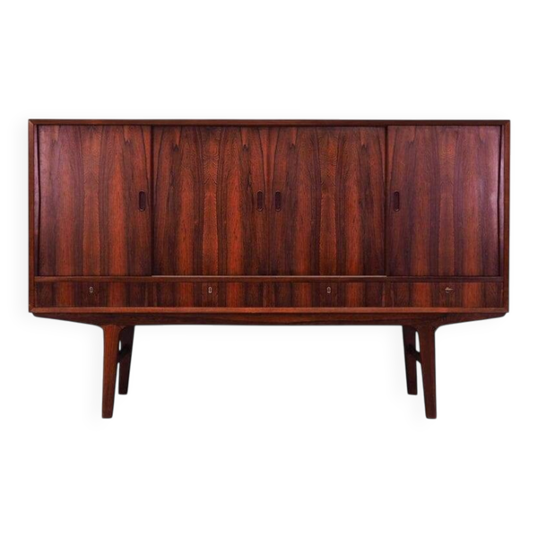 Enfilade en palissandre, design danois, années 1970, production : Danemark