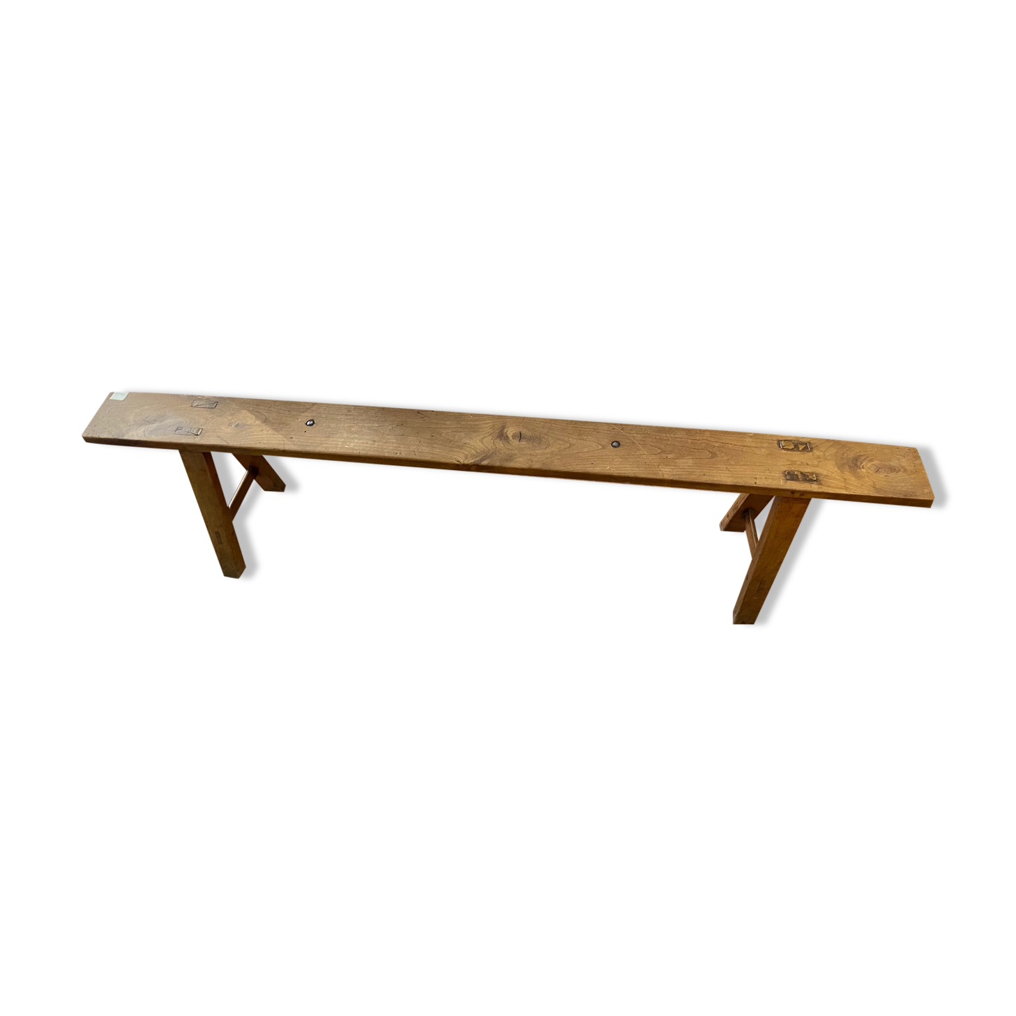 Mahogany wood bench