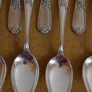 12 tablespoons metal argente orfevre frionnet francois