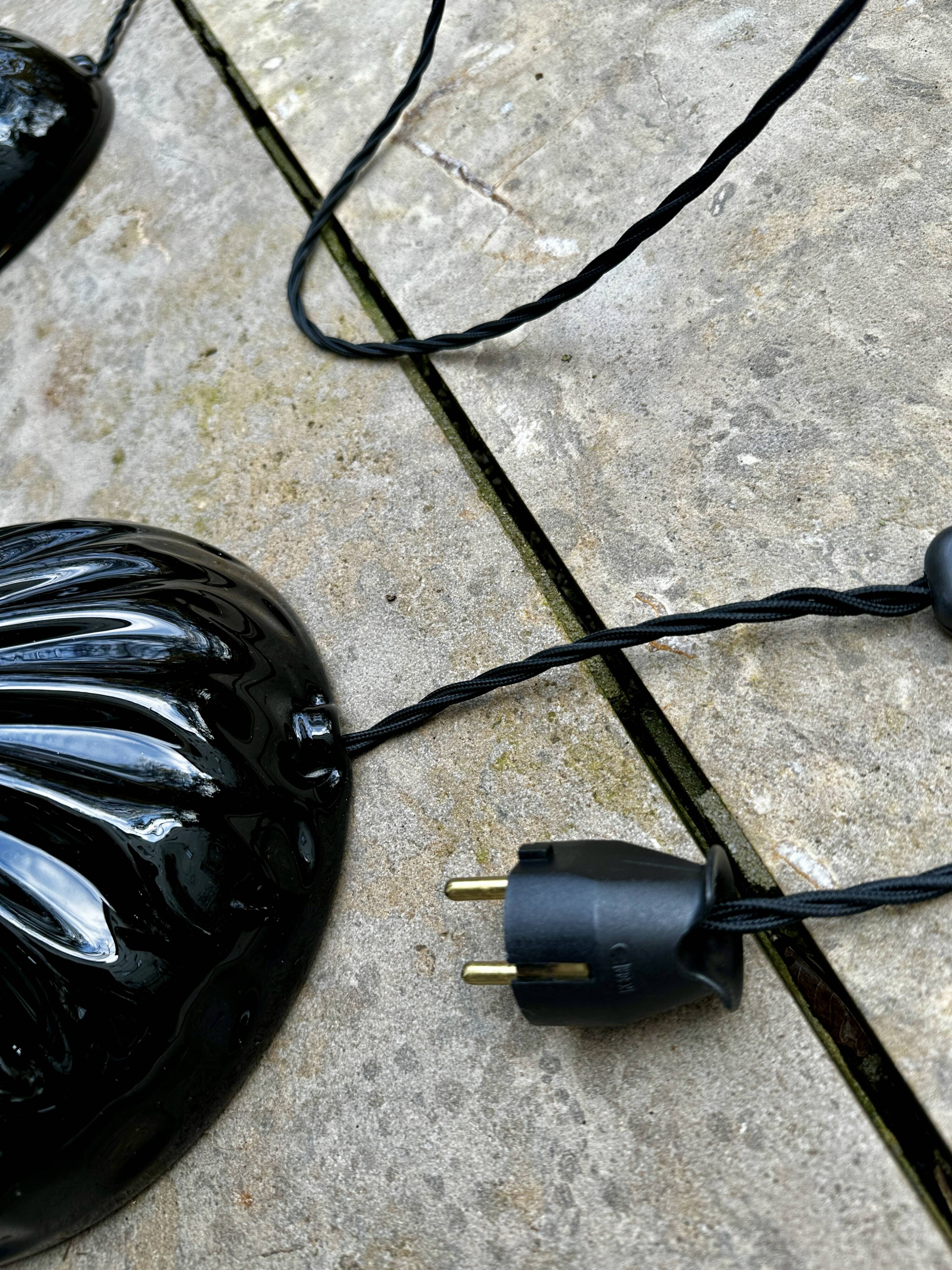 Pair of Antique Murano Lamps