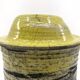 Handmade cracked ceramic vase • 1980s • signed