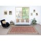 Vintage Handmade Turkish Red Wool Area Rug with Floral Design for Home and Office Decor